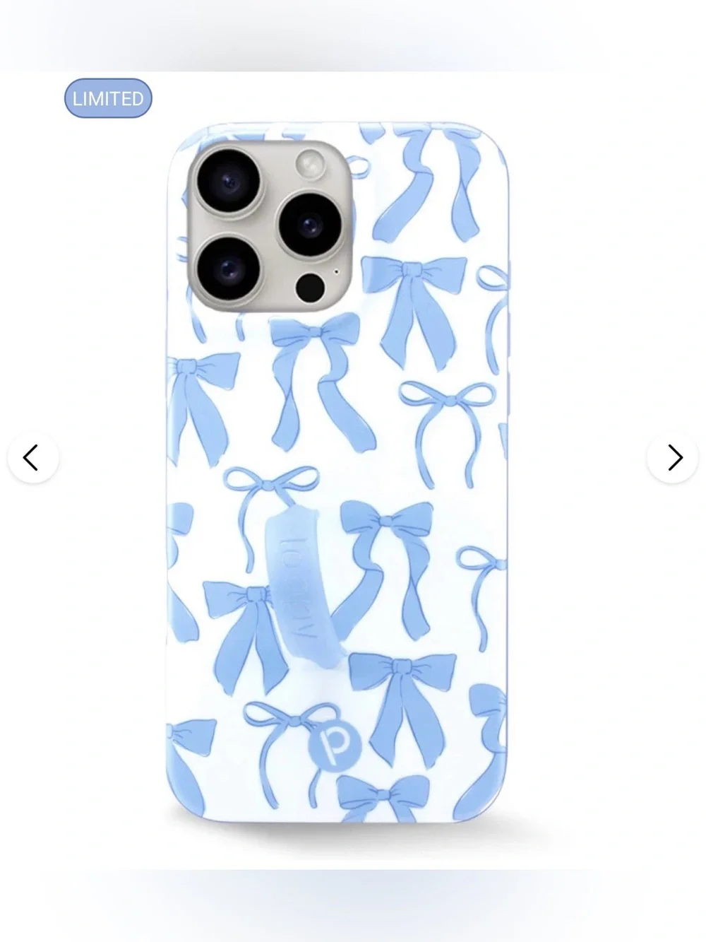 Loopy cases blue bows iPhone 13 Pro Max